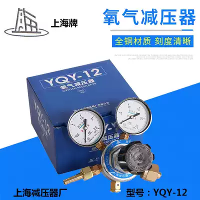 YQY-12 Shanghai pressure reducer factory oxygen pressure reducer oxygen pressure gauge all copper valve body