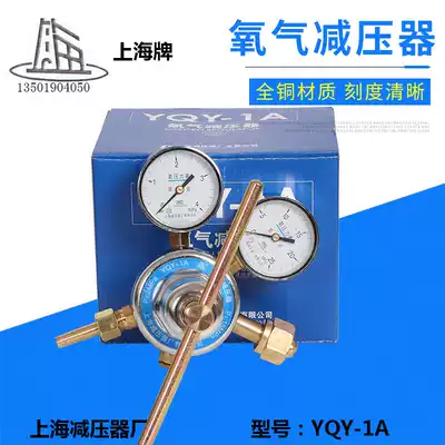 YQY-1A oxygen pressure reducer oxygen pressure reducing valve Shanghai pressure reducer factory Shanghai brand reduction