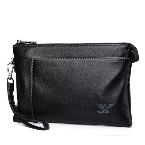 Armani, сумка с петлей на руку, кожаная вместительная и большая маленькая сумка клатч для отдыха, из натуральной кожи