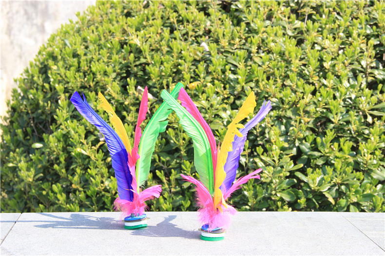 Trường học dân gian nữ trò chơi thể thao ưa thích nút croquet trò chơi thể dục 球 大 鸡毛 毽子 - Các môn thể thao cầu lông / Diabolo / dân gian 	cầu đá giấy