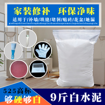 White cement waterproof tile joint toilet interior wall wall repair outer wall white caulking quick-drying cement