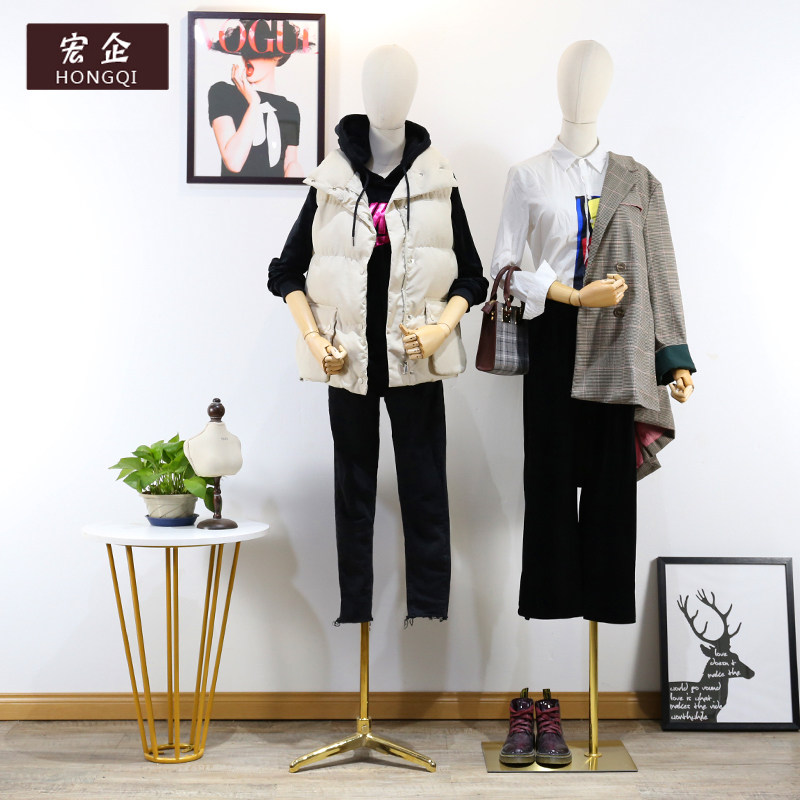 Clothing Store Model Props Female Half Full Body Terrace Windows Korean Version Lead Props Fake Body Wedding Dress Model Shelf