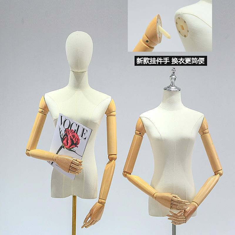 Pendant hand model props women's clothing store window bust leader person stand display stand wedding model shelf