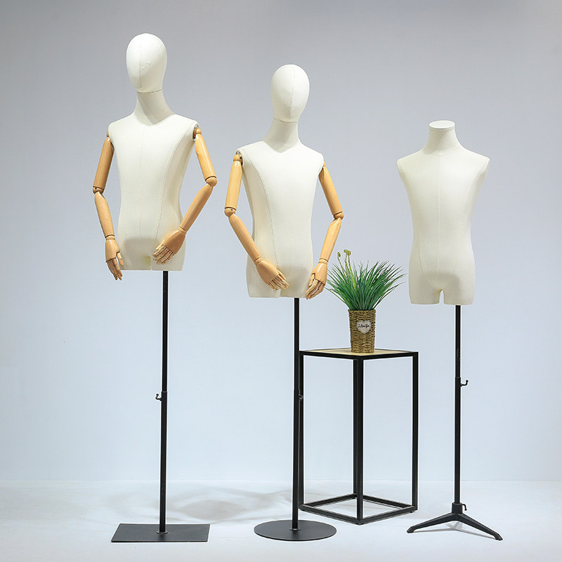 Han Edition Tide Card Male Model Props Half Body Men's Clothing Shop Clothing Store West Suit Photo Photography Shop Window Model Show Shelf