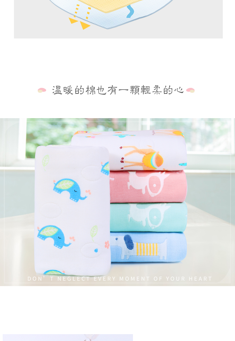 Khăn trẻ em giặt khăn bông mềm thấm nước hình chữ nhật hoạt hình dễ thương gạc nhỏ đặc biệt khăn nhỏ - Khăn tắm / áo choàng tắm khăn xô aden