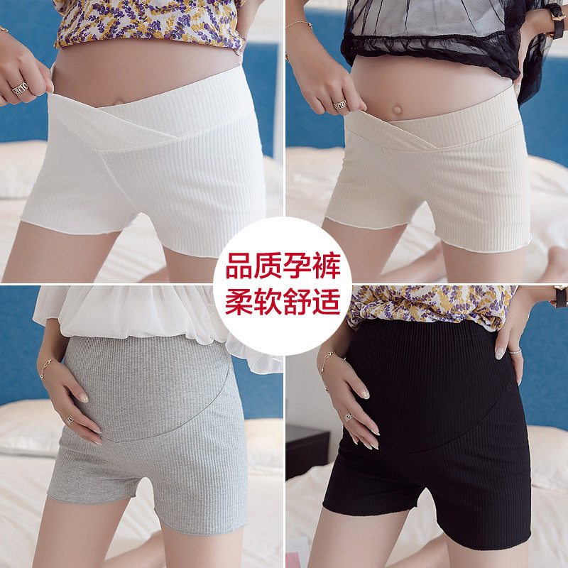Pregnant Woman Safety Pants Anti-Walking Light Summer Thin Underpants Spring Autumn Extractable Outer Wear Low Waist Pants Shorts Spring Dress Summer Clothes