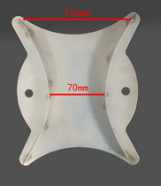 Electric telescopic door correction plate correction plate straightener stainless steel butterfly plate trackless machine head guide device