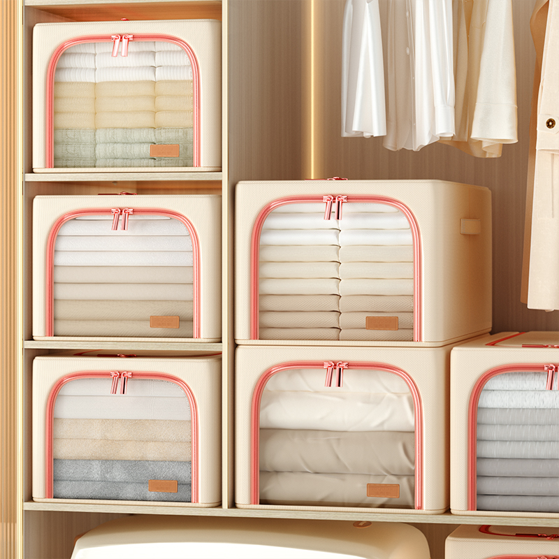 Kaiji Handy Closet Carrycase Household Clothes with Large Capacity Clothes to Fold Oxford Clothes Access Bag