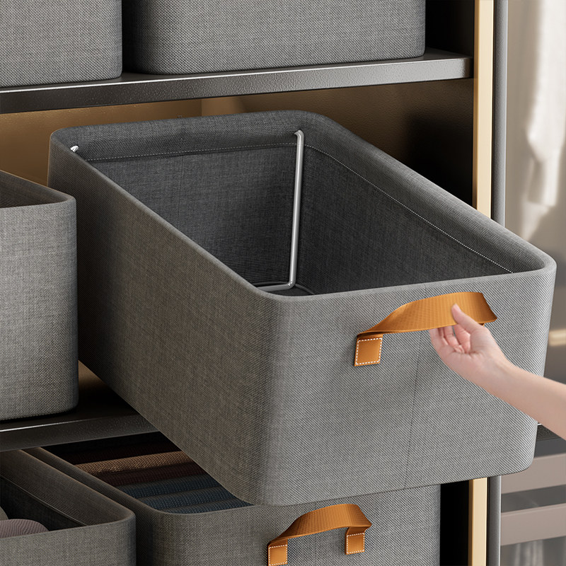 Canon Hand Home Containing Box Wardrobe Stratified Theorizer Clothes Pants Finishing Box Cloth Art Cation Containing Hamper-Taobao