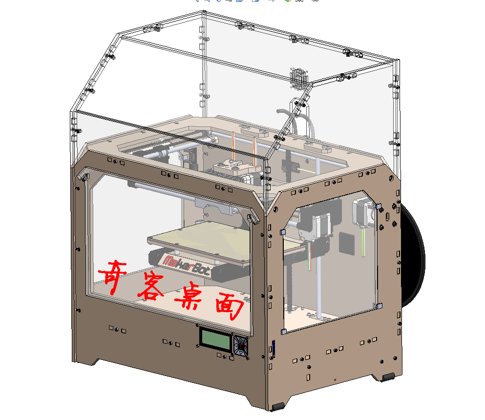 3D printer 3D printer Makerbot drawing