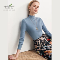 十月叶子 3619 Поставьте хорошую работу ~ Evergreen Sianlit Tattoos Half -neck Quan Wool Bottom Sweater!