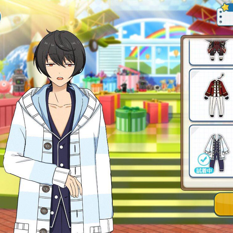 IZUMI] COS Idol Dream Festival Shukama Rin Moon Pajama jacket