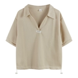 Летняя футболка с коротким рукавом, короткая футболка polo