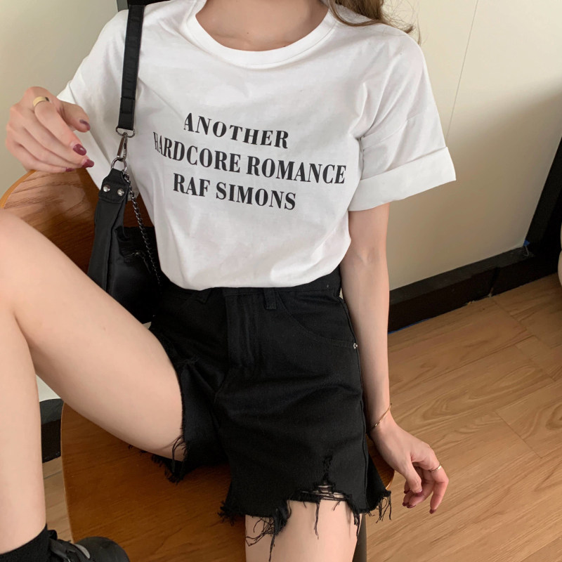 牛仔短裤女2022年夏季新款破洞高腰裤子显瘦宽松阔腿a字超热裤ins详情20