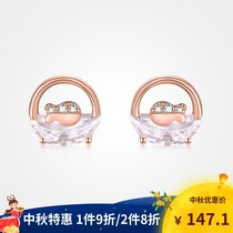 T400 clownfish earrings female sterling silver 2021 New Tide advanced temperament senior earrings niche design sense