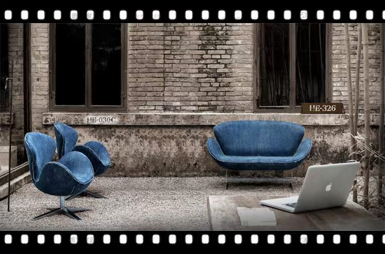 Sofa thiên nga sofa Bắc Âu đơn giản thời trang thiết kế sáng tạo sofa giải trí FRP đồ nội thất ghế nằm thư giãn