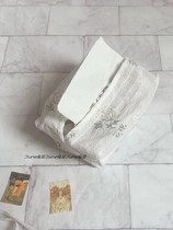 Lace crummy paper towel set Nordic minimalist home room paper towels box sweet and fresh cloth art paper towel bag for paper towels