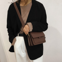 Hong Kong IT Genuine Leather Bag Girls 2020 New Tide This Year Popular Small Crowddesign Pet Fashion Slanted Satchel