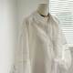 Lin Xiasha French Romantic Vibe White Loose Slimming Versatile Shirt for Spring