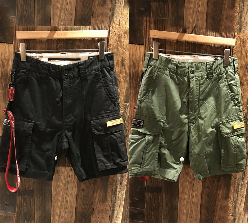 Hong Kong tide brand IZZUE ARMY 22 summer men's fashion trend tooling pocket handsome casual pants 6306