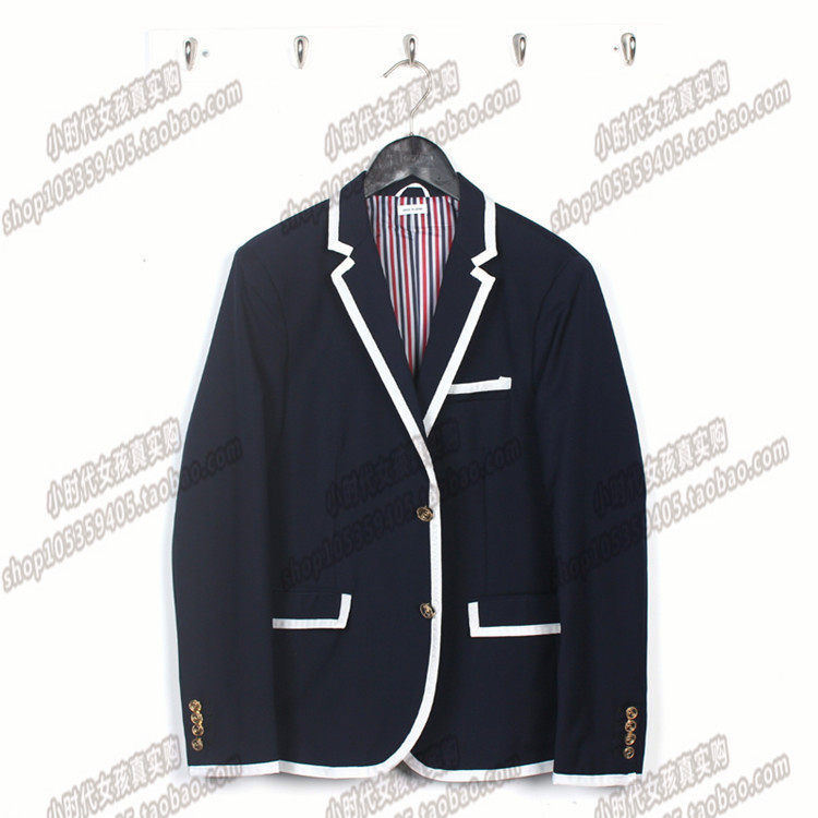 (Little Times France) Thom Browne TB New suit jacket positive for professional business casual men and women