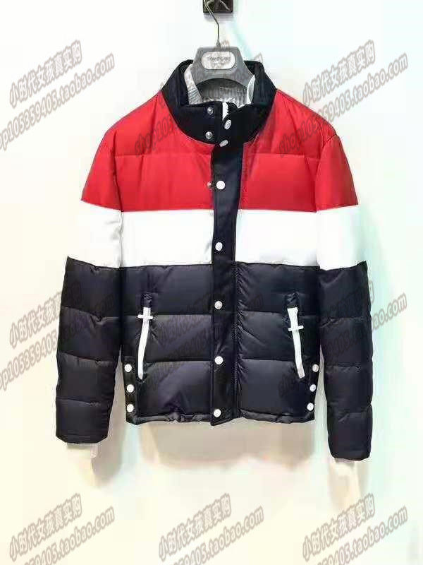 (Little Times France) Thom Browne collared red white blue collar bracelet with male and female duvet clothing