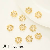 C Трехлонный золото 10 штук Электрофоретическая защита цвета