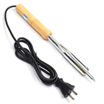 Jiufu JF520S wood handle electric soldering iron 80W 100W 150W coarse head welding iron high temperature large soldering iron equipment maintenance