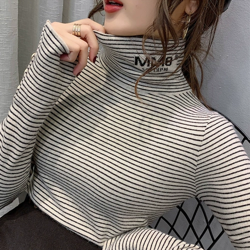 Трикотажный демисезонный свитер, коллекция 2021, в западном стиле, облегающий крой