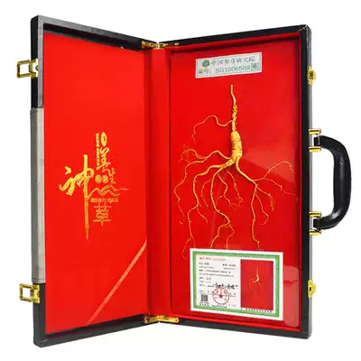 Ginseng gift box Wild mountain ginseng gift box Changbai Mountain wild ginseng forest mountain ginseng Northeast specialty Chinese ginseng firm