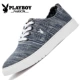 Playboy vải với giày jeans giày dệt thể thao giày thông thường yd thể thao đôi giày phẳng - Plimsolls