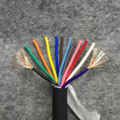 Imported cable 12-core 1 25 square control line signal line oil-resistant and acid-resistant ultra-soft type