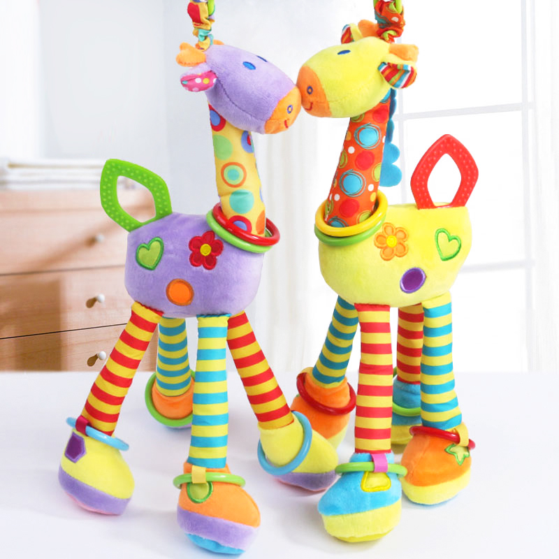 3-6-8 3-6-8-month newborn baby can be entrance nibble appeasement toy 0-1-year-old baby car hanging doll coaxed to sleep paparazzi