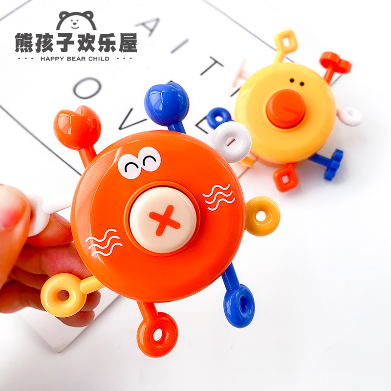 3-6-month-old baby teaches puzzle grip pull-out training 0-1-year-old young child gripping exercise hand flexible toy