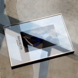 Крестная рама с бриллиантами со стеклянной задней панель