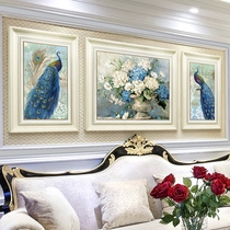 5D diamond painting full of diamonds 2021 new peacock own living room with frame dotted diamonds cross-stitch handmade European-style masonry