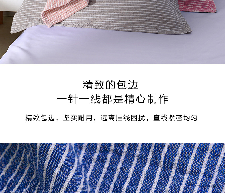 Khăn bông nguyên chất cặp bông gạc tăng độ dày khăn gối bốn mùa dành cho người lớn châu Âu Khăn gối đôi khăn gối