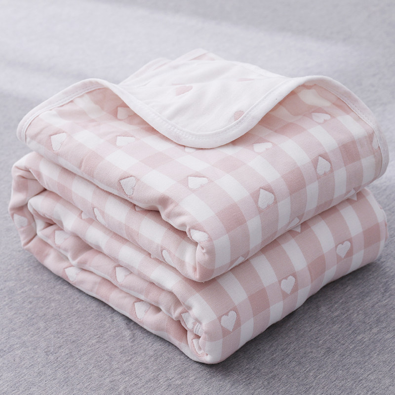 Summer cotton cotton towel single double thin six-layer gauze blanket cotton gauze quilt blanket student dormitory