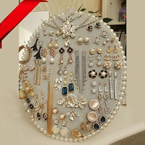 Containing Han Edition Earrings Show Rack Jewelry Shelf Public Main Wind Teenage Girl Necklace Home Eardrop Ear Decorated Ornament Board Eurostyle