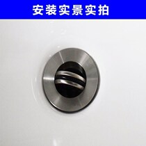 Washbasin flip drain cover accessories rotating plug rubber silicone sealing ring flap plug universal pool