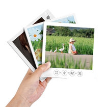 Palm Photo Album Customized DIY Magazine Photo Book Mini Simple Square Handwritten Real Baby Growth Memorial Album