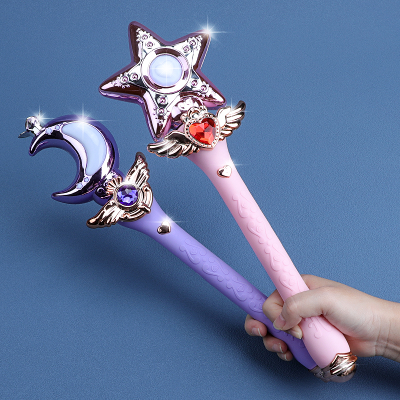61 Children's Festival Gift Magic Wand Music Fairy Glow Sticks Girl the girl Little Magic Fairy Toy Ballara