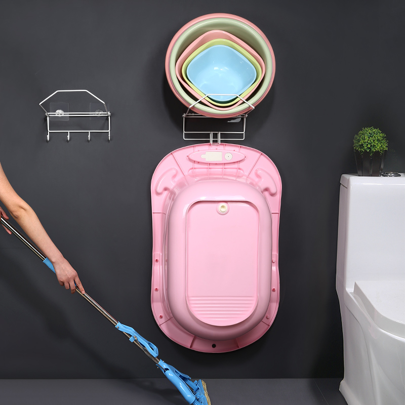 Pelvic floor dressing room wall-mounted washbasin containing devinator can be folded and free of perforated bathroom with tub of shower tub