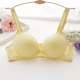 Miss Ladies High School College Black Bra Sexy Gathered No Steel Ring Cotton Bộ đồ lót ren Nhật Bản