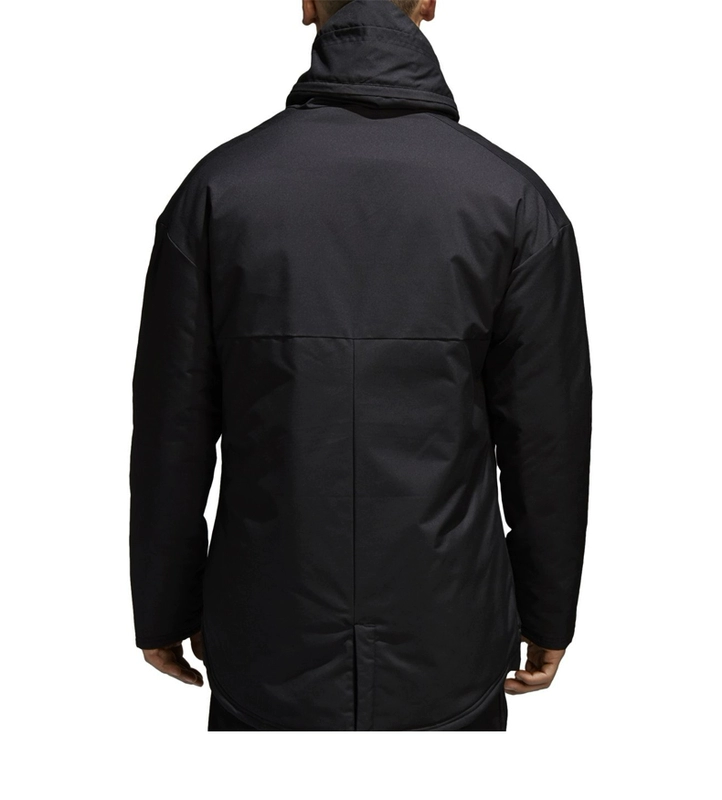 Adidas Adidas JKT18 Bóng đá nam đào tạo thể thao Cotton ấm trùm đầu Cotton BQ6594