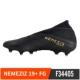 Adidas Adidas NEMEZIZ 19+ FG móng tay dài móng cỏ tự nhiên không có dây giày bóng đá nam F34405 - Giày bóng đá