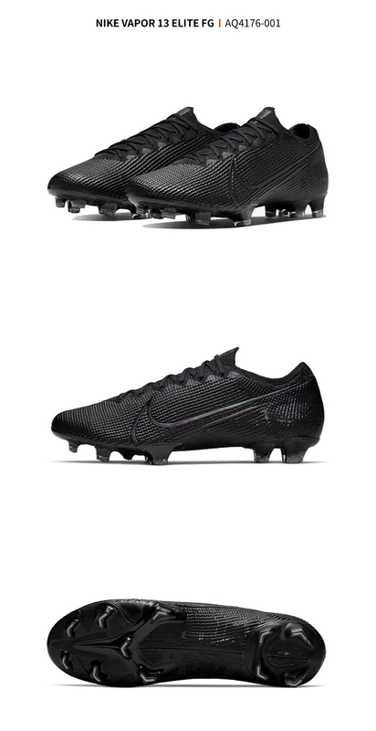 Nike MERCURIAL VAPOR 13 ELITE FG móng tay dài móng cỏ tự nhiên giày bóng đá thấp AQ4176 - Giày bóng đá