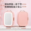 Mini Beauty Fridge Mini Led Micro Dormitory Breast Milk Beauty Mirror Product Refrigeration Car and Home Dual-Use