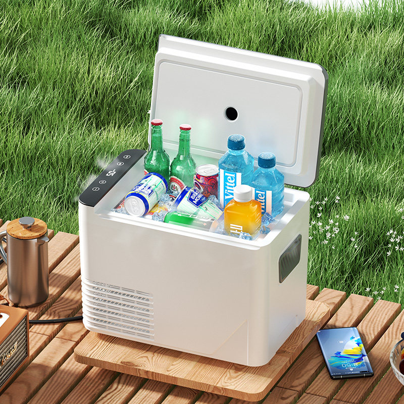 Sast Car Refrigerator 12V24V Refrigeration and Freezing for Trucks, Cars, and Home Use, Small Compressor Cooling