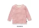 Hàng ngàn quần áo trẻ em vui nhộn bé trai và bé gái mùa xuân áo sơ mi sọc mới cotton dài tay áo thun đáy A26433 - Áo thun áo phông bé trai 1-12 tuổi